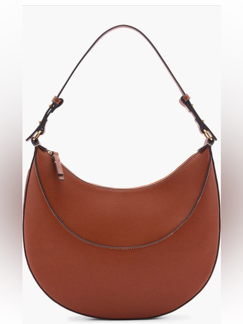 MANGO Faux Leather Shoulder Bag